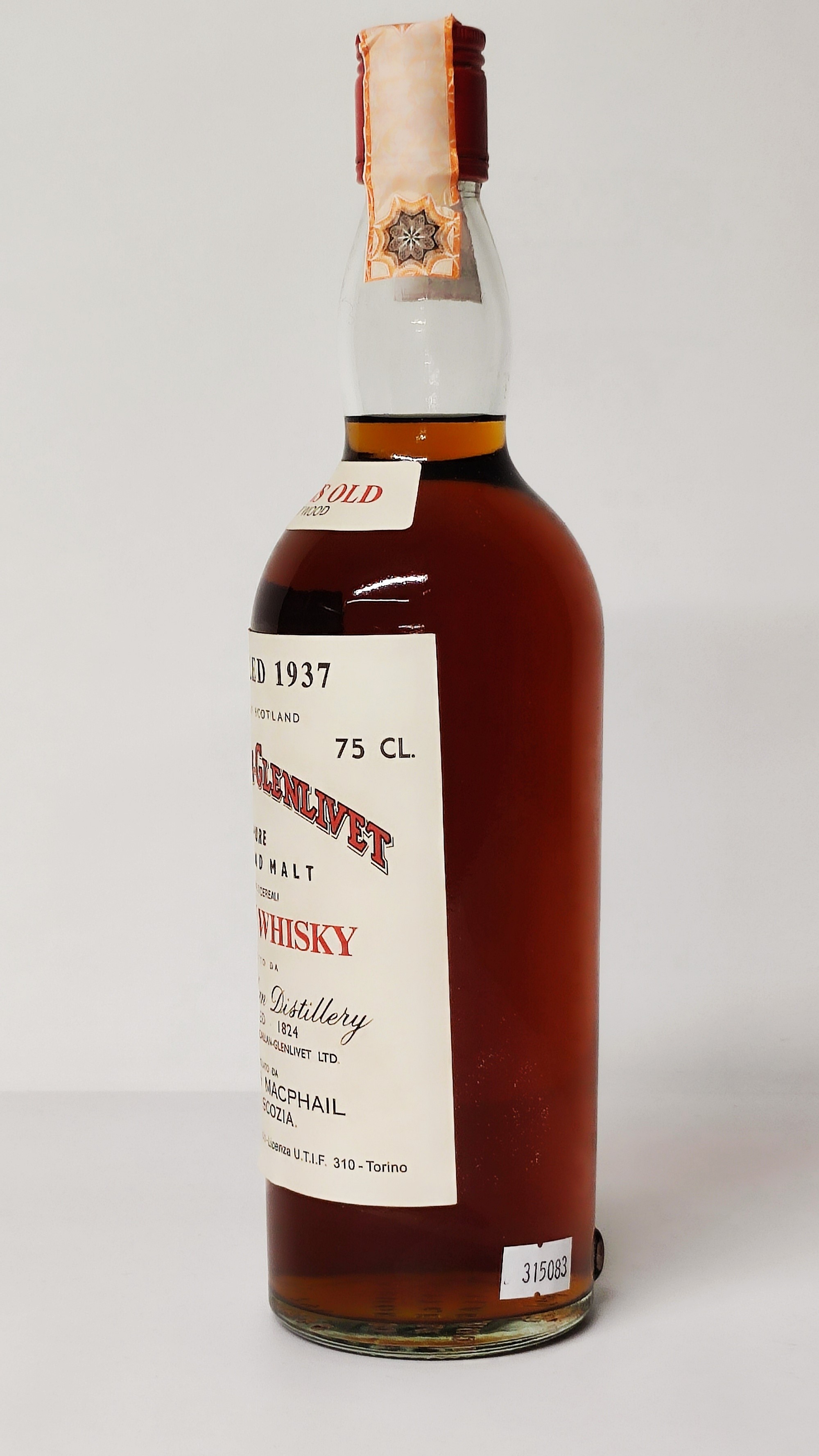 Macallan-glenlivet 1937 34 Years Old, Pure Highland Malt Scotch Whisky