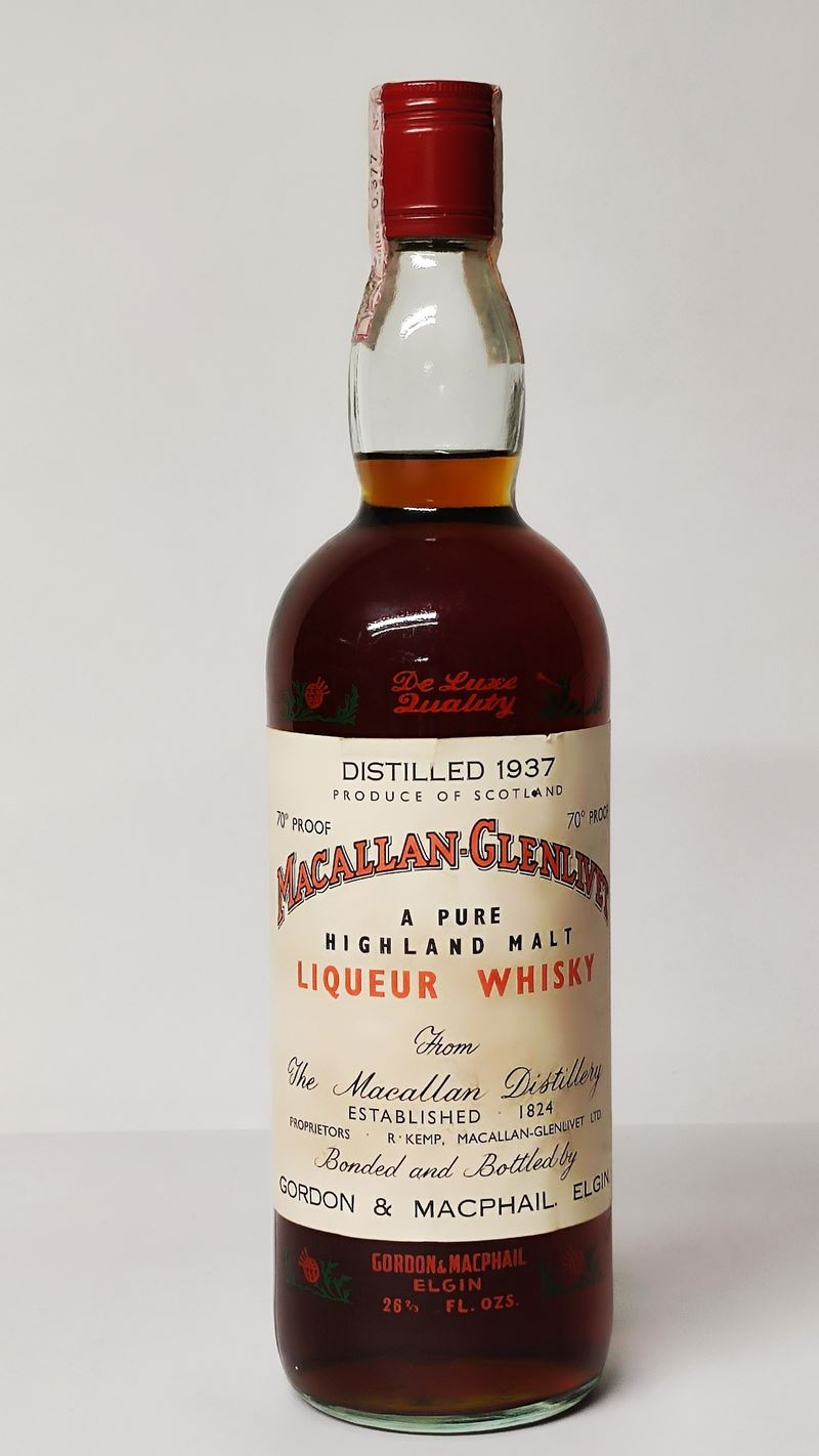 Macallan-Glenlivet 1937, Pure Highland Malt Scotch Whisky  - Asta Spring Wines and Spirits - Cambi Casa d'Aste