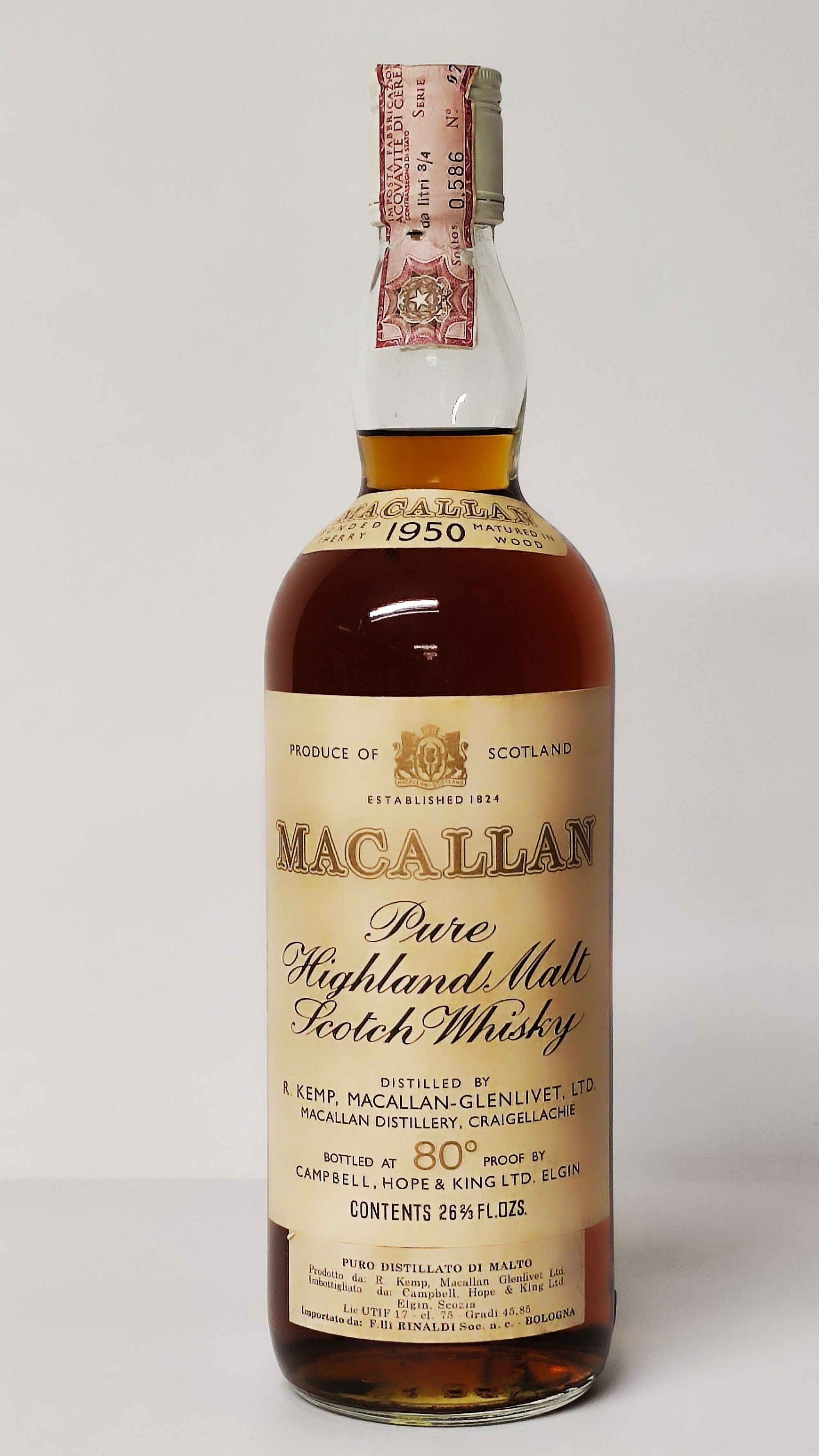 The Macallan 15 Years Old 1950, Pure Highland Malt Scotch Whisky