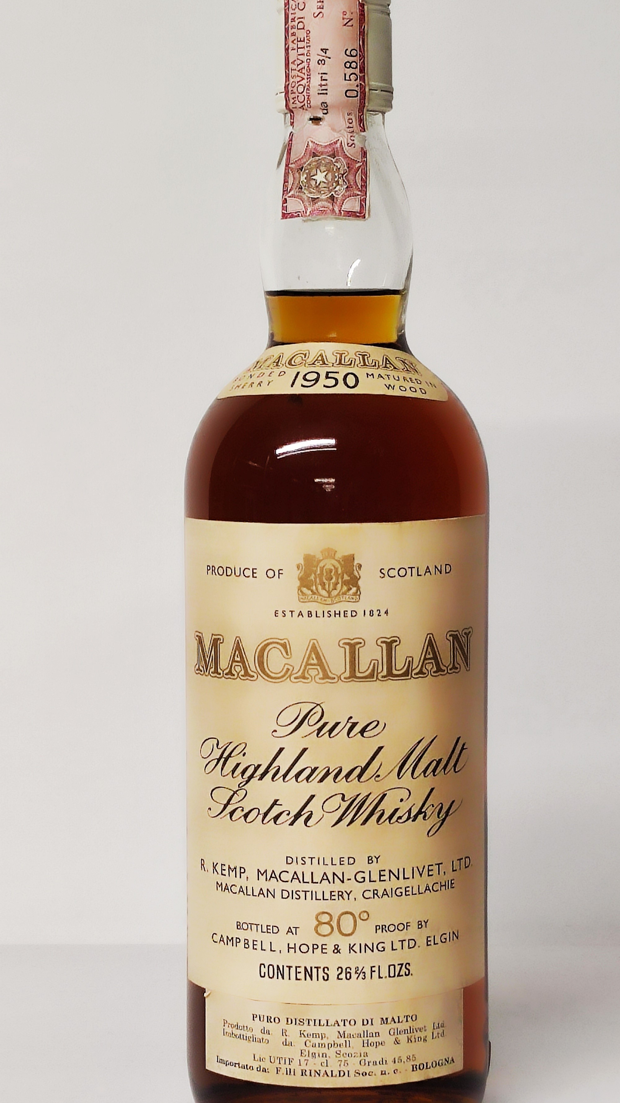 The Macallan 15 Years Old 1950, Pure Highland Malt Scotch Whisky