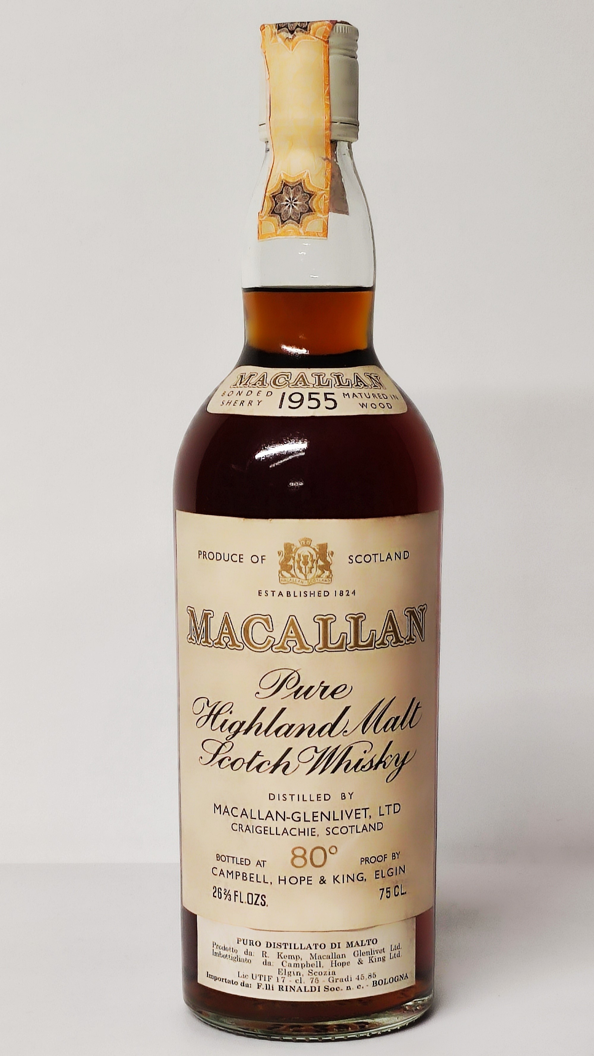 The Macallan 15 Years Old 1955, Pure Highland Malt Scotch Whisky