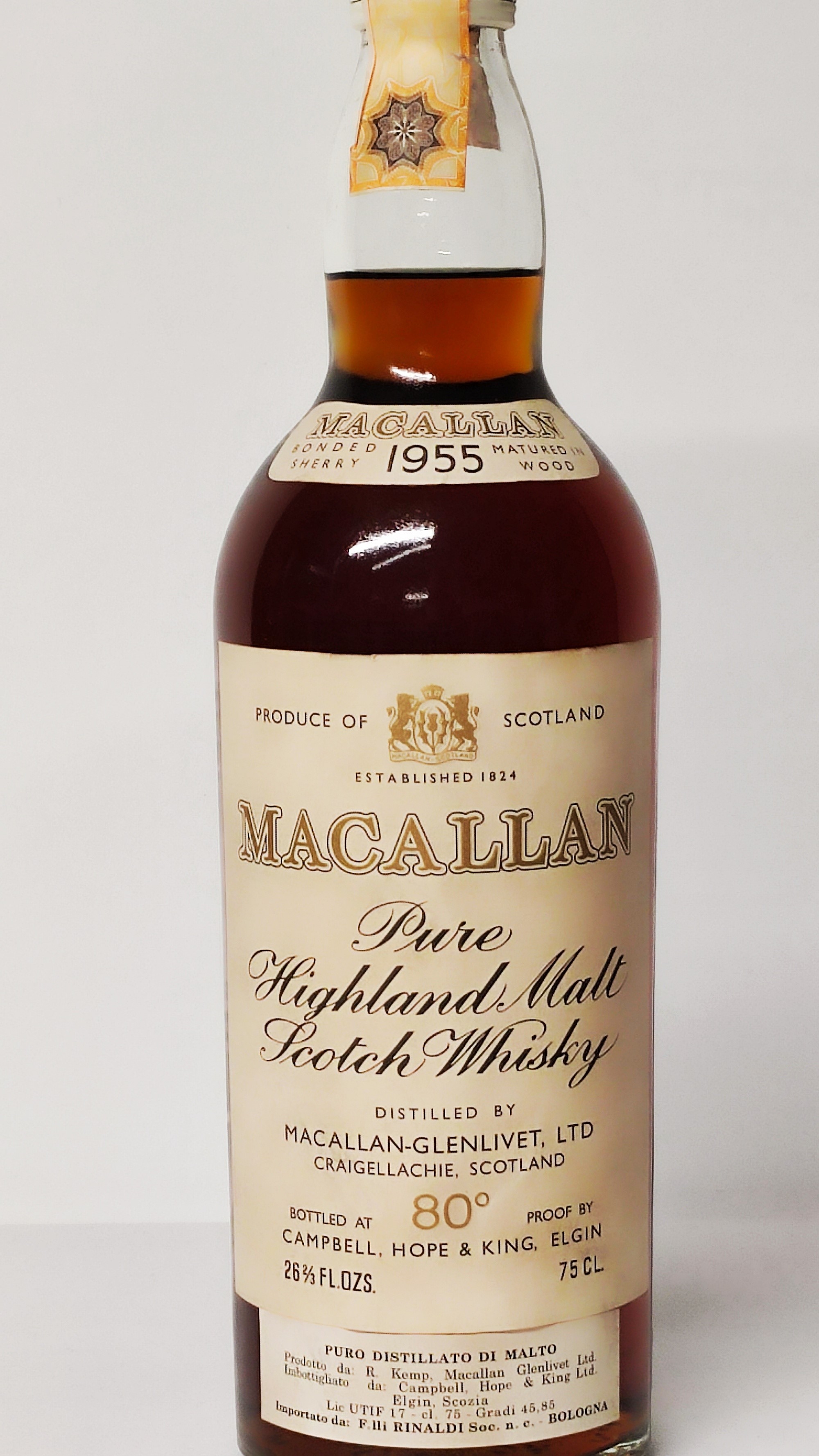 The Macallan 15 Years Old 1955, Pure Highland Malt Scotch Whisky