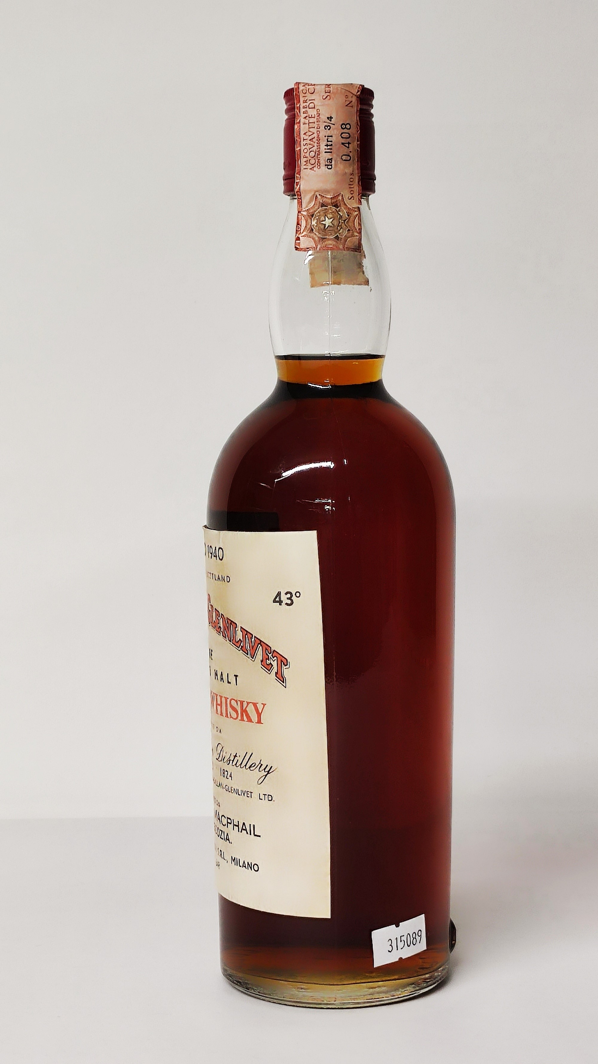 Macallan-glenlivet 1940, Pure Highland Malt Scotch Whisky