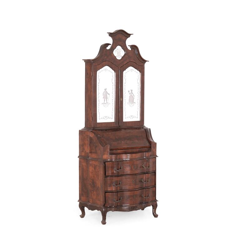 Piccolo trumeau in stile barocchetto. XX secolo  - Auction Antiques - Cambi Casa d'Aste