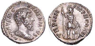 Lucio Vero, 161-169. Denario, Anni 163-164.