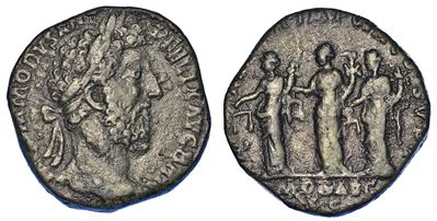 Commodo, 177-192. Sesterzio, Anni 186-187.