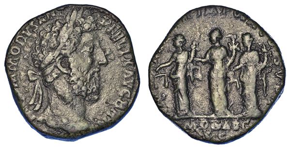 COMMODO, 177-192. Sesterzio, anni 186-187.
