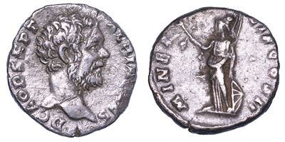 Clodio Albino, 193-195. Denario, Anni 194/195.