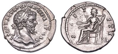 Settimio Severo, 193-211. Denario, Anni 198-202. Laodicea Ad Mare.
