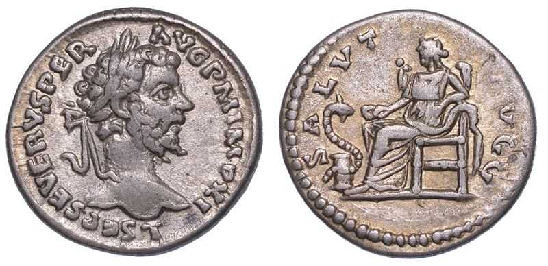SETTIMIO SEVERO, 193-211. Denario. Laodicea ad Mare.  - Auction Numismatics - Cambi Casa d'Aste