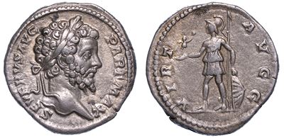 Settimio Severo, 193-211. Denario, Anni 200-201.