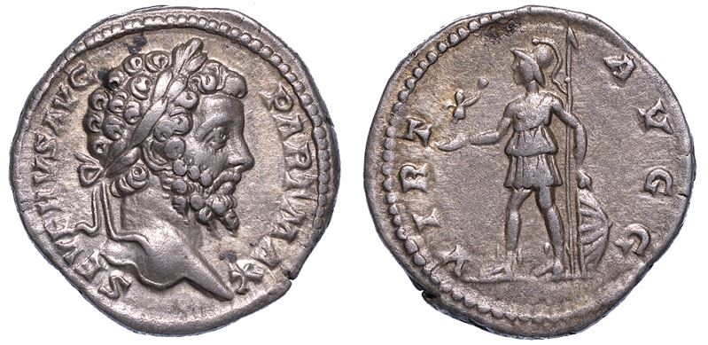 SETTIMIO SEVERO, 193-211. Denario, anni  200-201.  - Auction Numismatics - Cambi Casa d'Aste