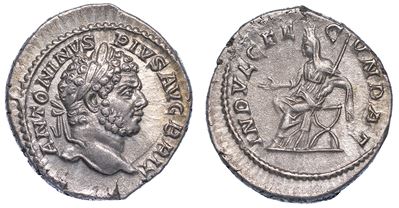Caracalla, 198-217. Denario.