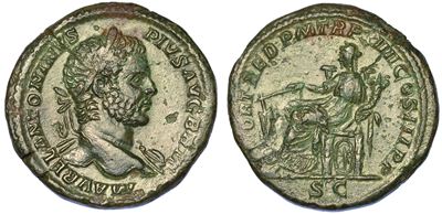 Caracalla, 198-217. Sesterzio.