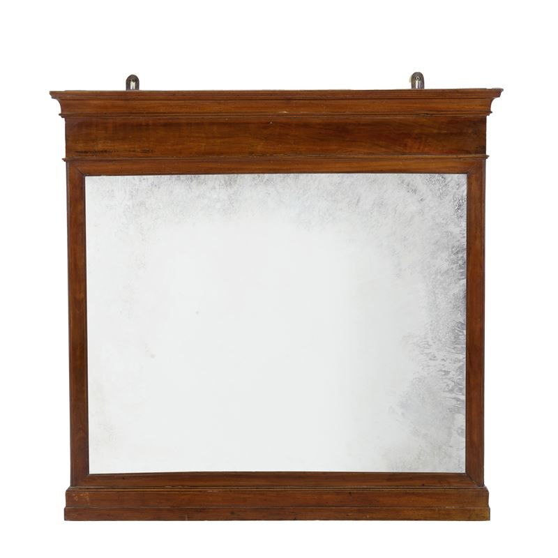 Specchiera/caminiera in legno di frutto. XIX secolo  - Asta Antiquariato - Cambi Casa d'Aste