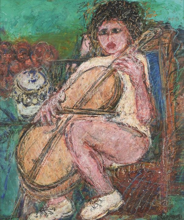 Donna con violoncello