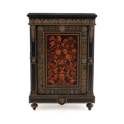 Piccola Credenza in Stile Boulle. Francia, XIX Secolo