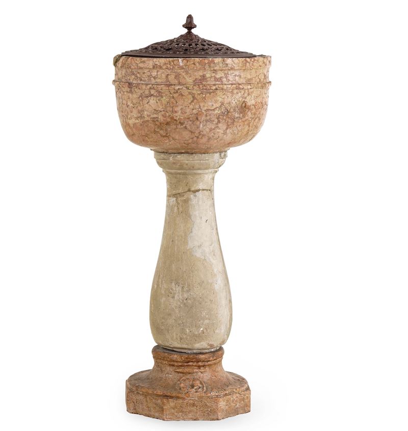 Lapicida veneto del XVI secolo Acquasantiera  - Auction Sculpture and Works of Art - Cambi Casa d'Aste