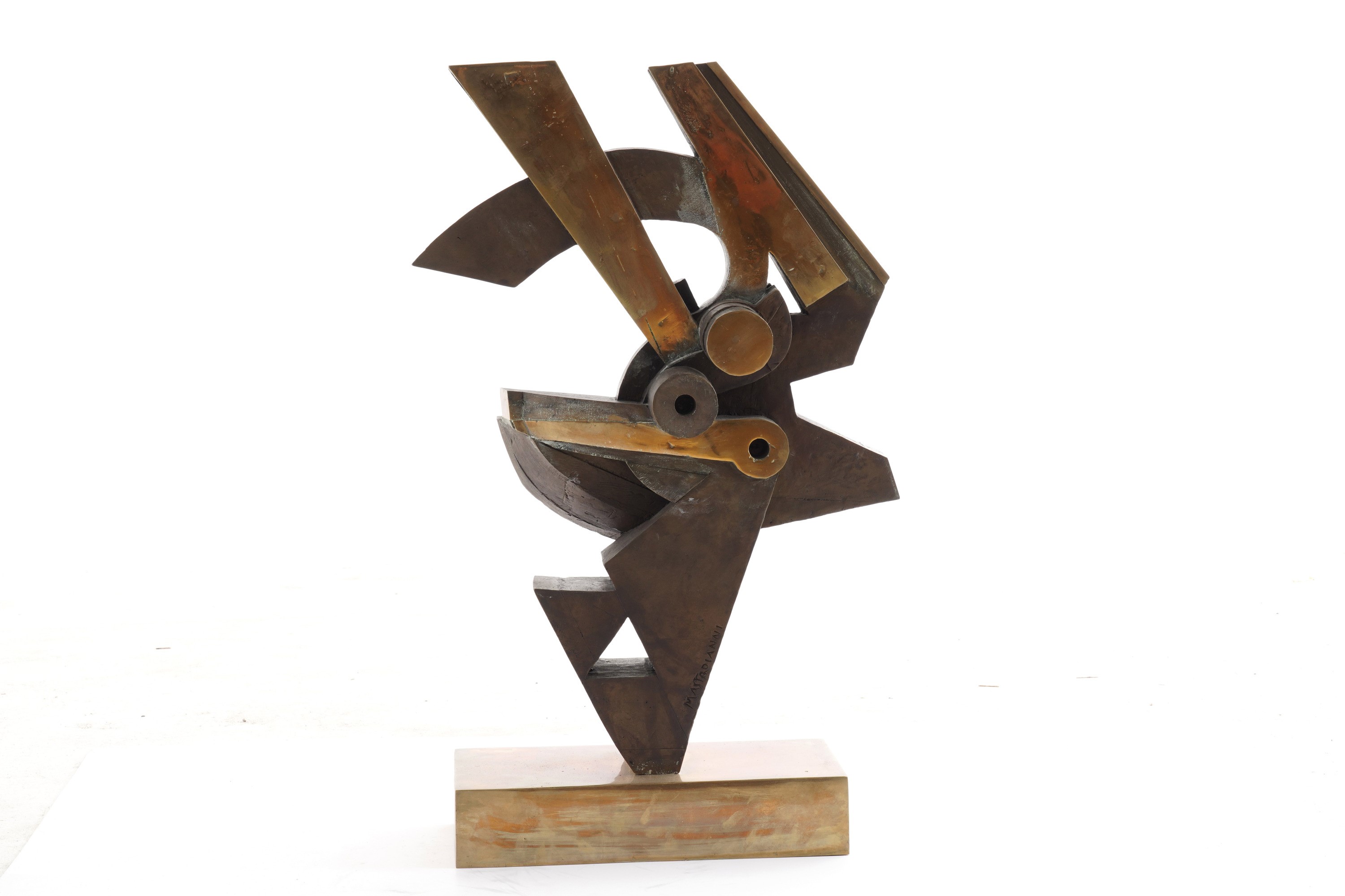 Umberto Mastroianni - Senza titolo, scultura in bronzo