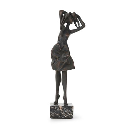 Maternità - scultura in bronzo a cera persa