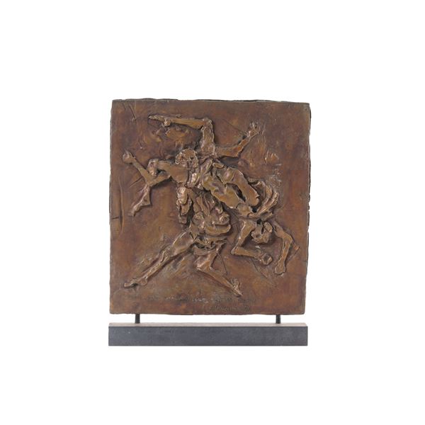 Formella - Prima stesura per la porta della Basilica di San Fermo