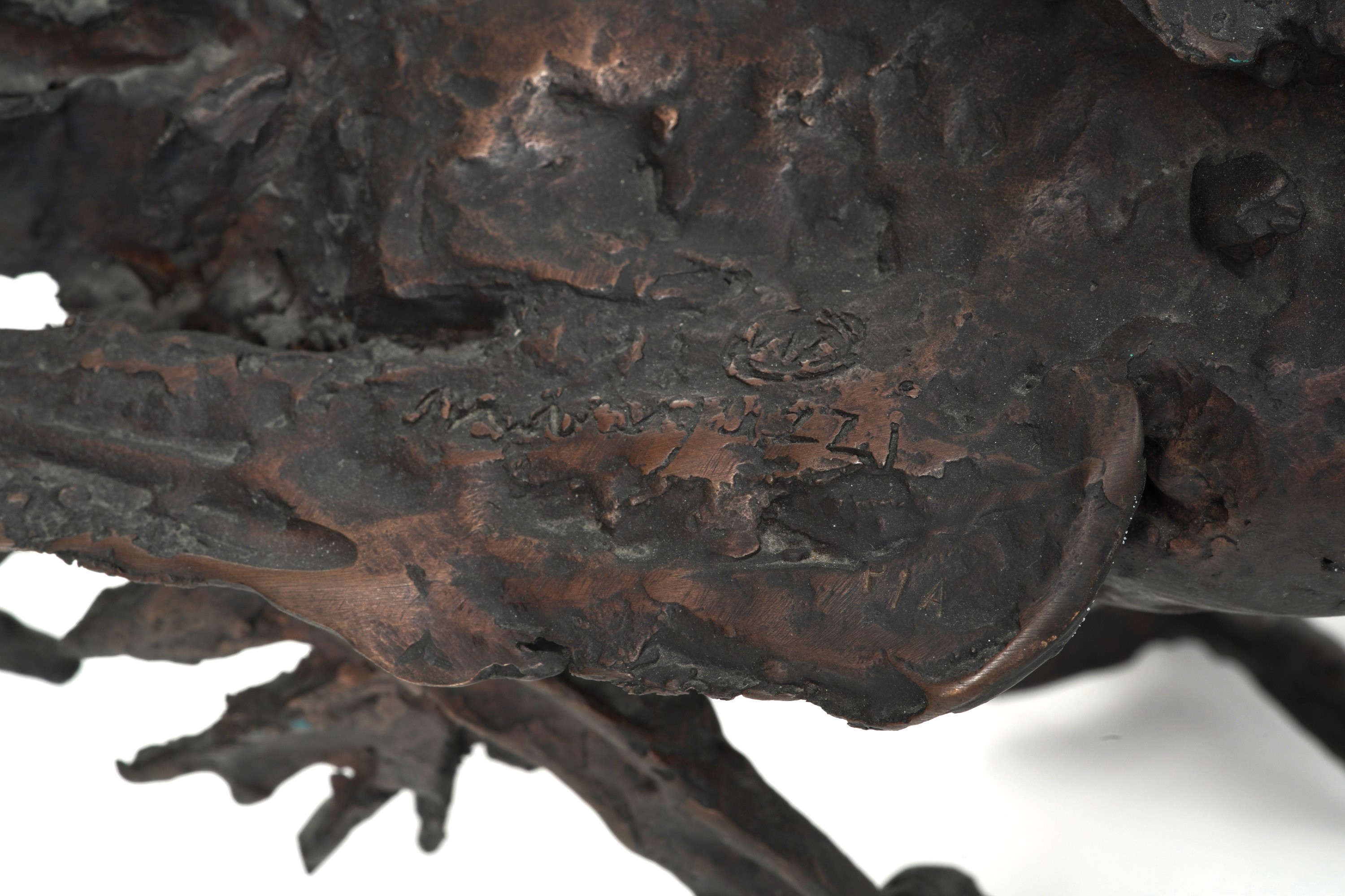 Luciano Minguzzi - Gallo - scultura in bronzo