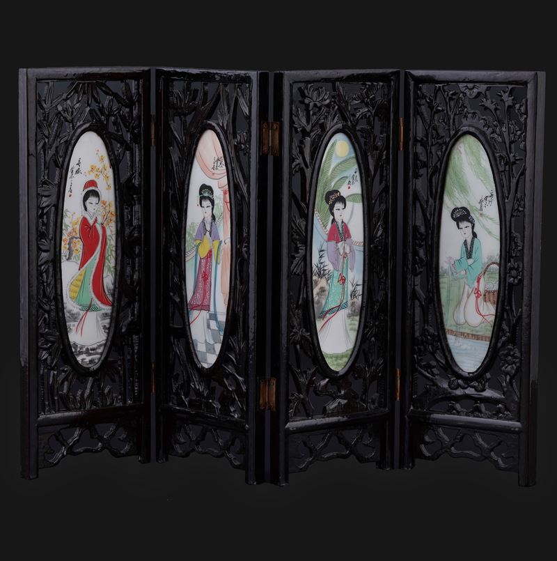 Piccolo paravento, Cina, Repubblica  - Asta Dimore Italiane - Cambi Casa d'Aste