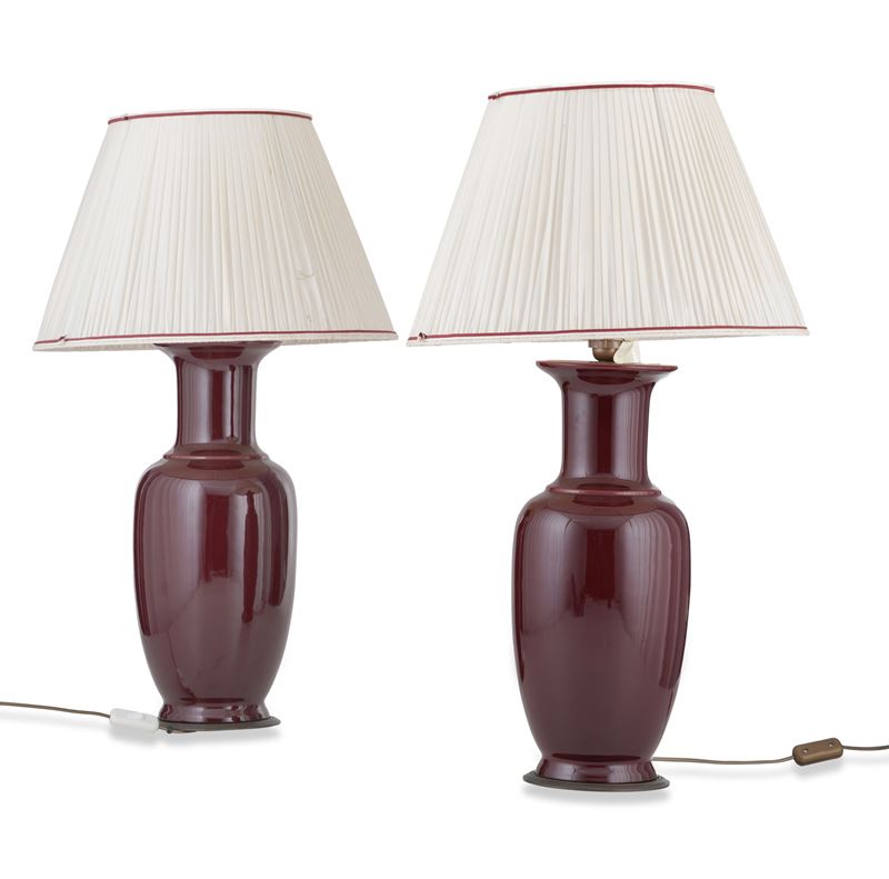 Coppia di vasi. Cina, Dinastia Qing (1644-1912)  - Asta Dimore Italiane - Cambi Casa d'Aste