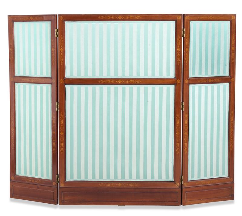 Paravento a tre ante. XX secolo  - Auction Italian Residences - Cambi Casa d'Aste