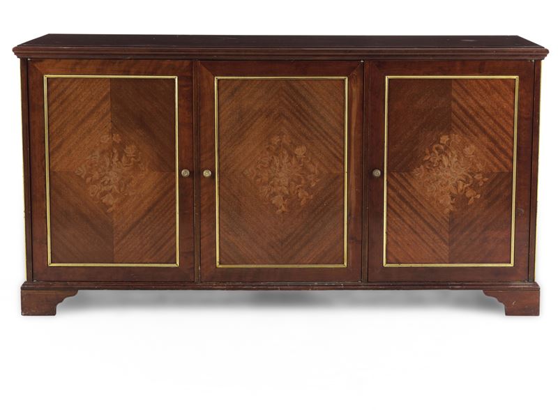 Mobile-bar lastronato e intarsiato. XX secolo  - Asta Dimore Italiane - Cambi Casa d'Aste