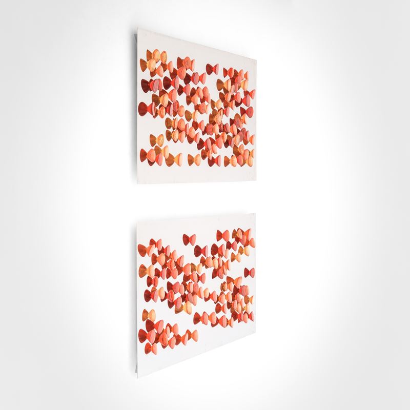 Andrea Salvetti : Due sculture luminose mod. Campo di Fiori  - Asta Design Lab - Cambi Casa d'Aste