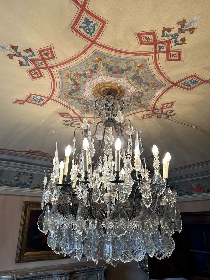 Grande lampadario. Firenze, XIX-XX secolo  - Asta Dimore Italiane - Cambi Casa d'Aste