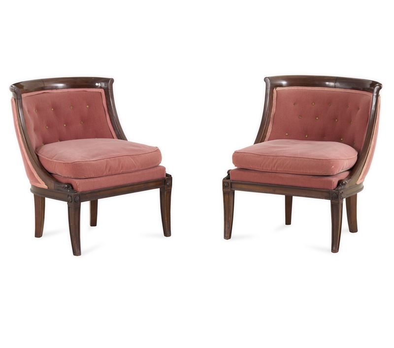 Coppia di poltrone. XIX-XX secolo  - Asta Dimore Italiane - Cambi Casa d'Aste