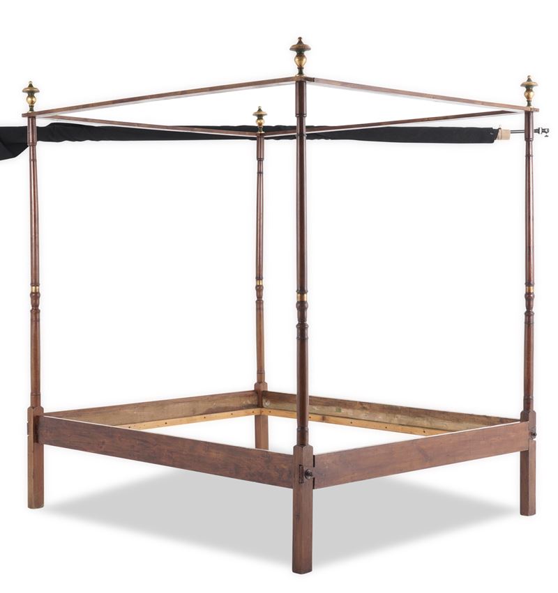Letto a baldacchino. XX secolo  - Auction Italian Residences - Cambi Casa d'Aste