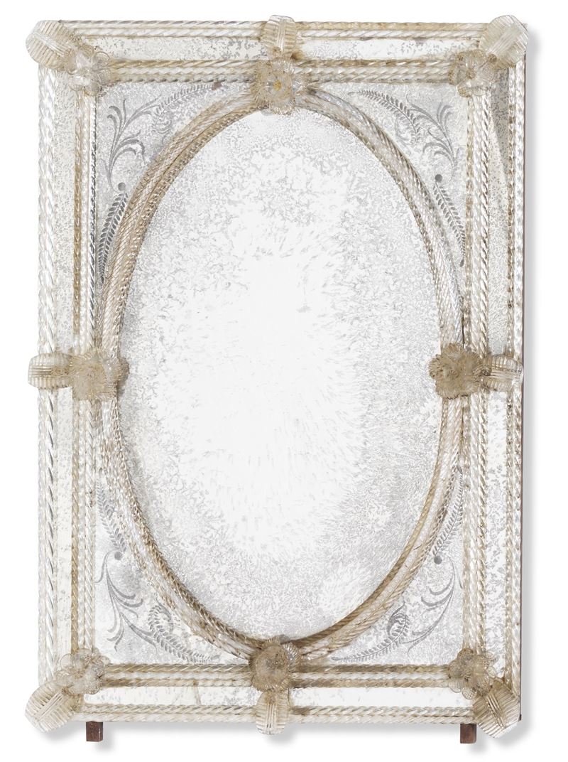 Specchio in vetro. XX secolo  - Asta Dimore Italiane - Cambi Casa d'Aste