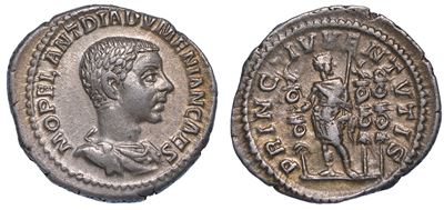 Diadumeniano, 218. Denario, Anno 218.