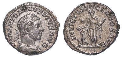 Eliogabalo, 218-222. Denario, Anni 221-222.