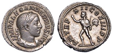 Alessandro Severo, 222-235. Denario.