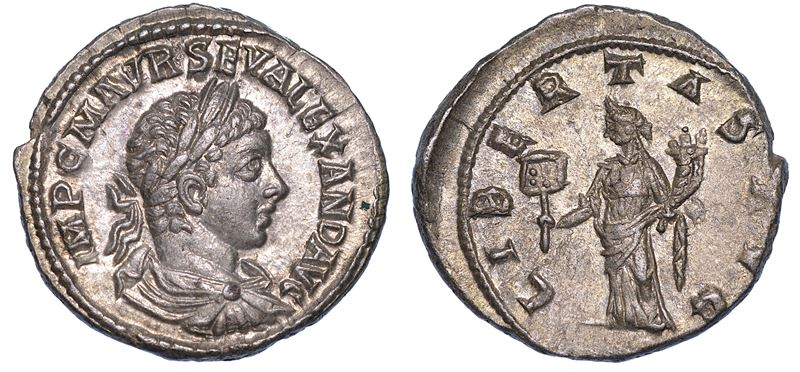 ALESSANDRO SEVERO, 222-235. Denario. Antiochia.  - Auction Numismatics - Cambi Casa d'Aste
