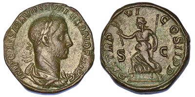 Alessandro Severo, 222-235. Sesterzio, Anno 227.