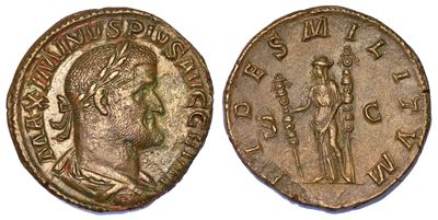 Massimino I, 235-238. Sesterzio, Fine 236 - Inizio 237.
