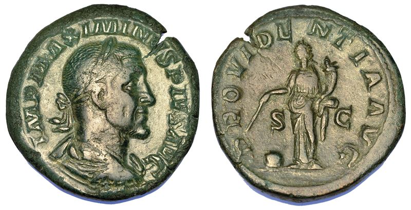 MASSIMINO I, 235-238. Sesterzio, anni 235-236.  - Auction Numismatics - Cambi Casa d'Aste