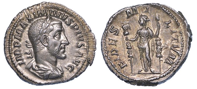 MASSIMINO I, 235-238. Denario, anni 235-236.  - Auction Numismatics - Cambi Casa d'Aste