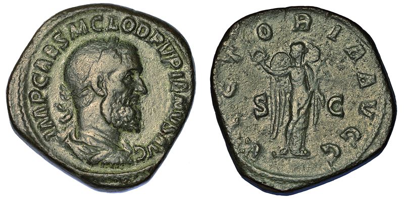 PUPIENO, 238. Sesterzio.  - Auction Numismatics - Cambi Casa d'Aste