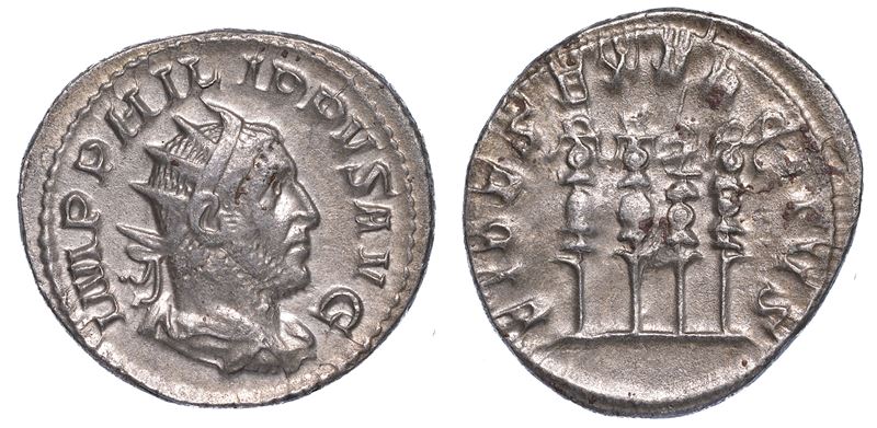 FILIPPO I, 244-249. Antoniniano.  - Auction Numismatics - Cambi Casa d'Aste
