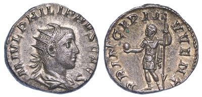 Filippo II (cesare), 244-247. Antoniniano.