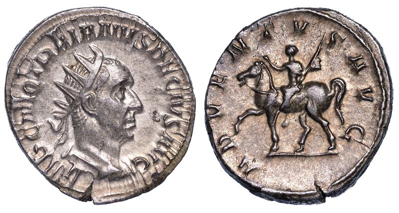 TRAIANO DECIO, 249-251. Antoniniano.  - Auction Numismatics - Cambi Casa d'Aste