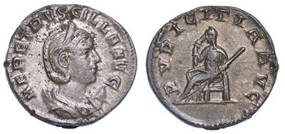 Erennia Etruscilla (moglie di Traiano Decio, Madre di Erennio Etrusco), 249-251. Antoniniano.
