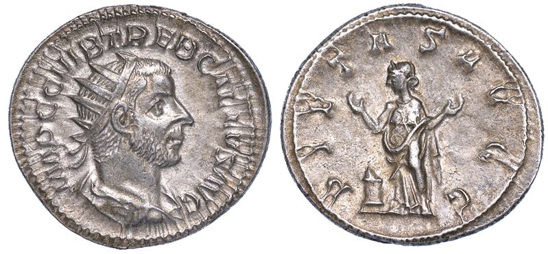 TREBONIANO GALLO, 251-253. Antoniniano, anni  251-252.  - Auction Numismatics - Cambi Casa d'Aste