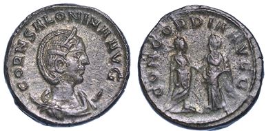 Salonina (moglie di Gallieno), + 268. Antoniniano.